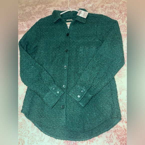 Abercrombie Oversized Tweed Blazer Size S NWT - Picture 3 of 5